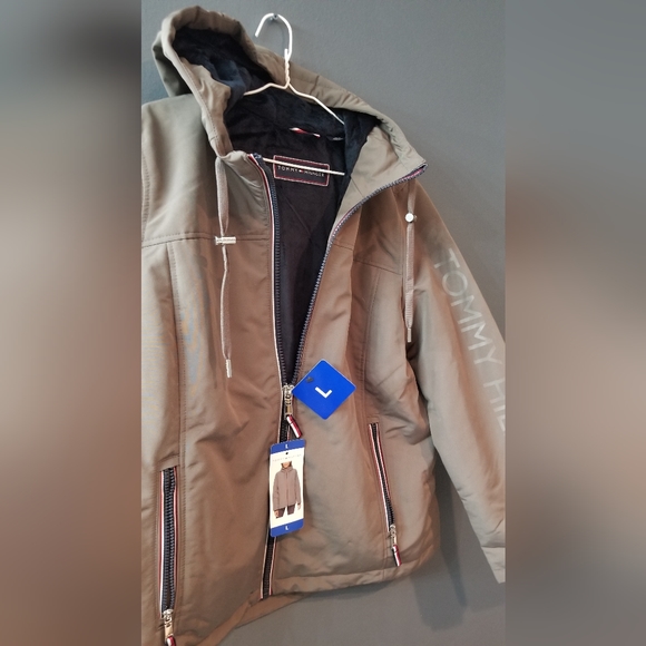 Women's Tommy Hilfiger Grey L Coat - Picture 5 of 11